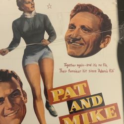 PAT And MIKE (DVD-1952) NEW! Spencer Tracy + Katherine Hepburn + Aldo Ray!