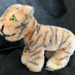 VINTAGE STEIFF MINIATURE  TIGER ~ 4" ~ Excellent 