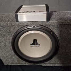 Jl Audio 12 And Kicker Amp 