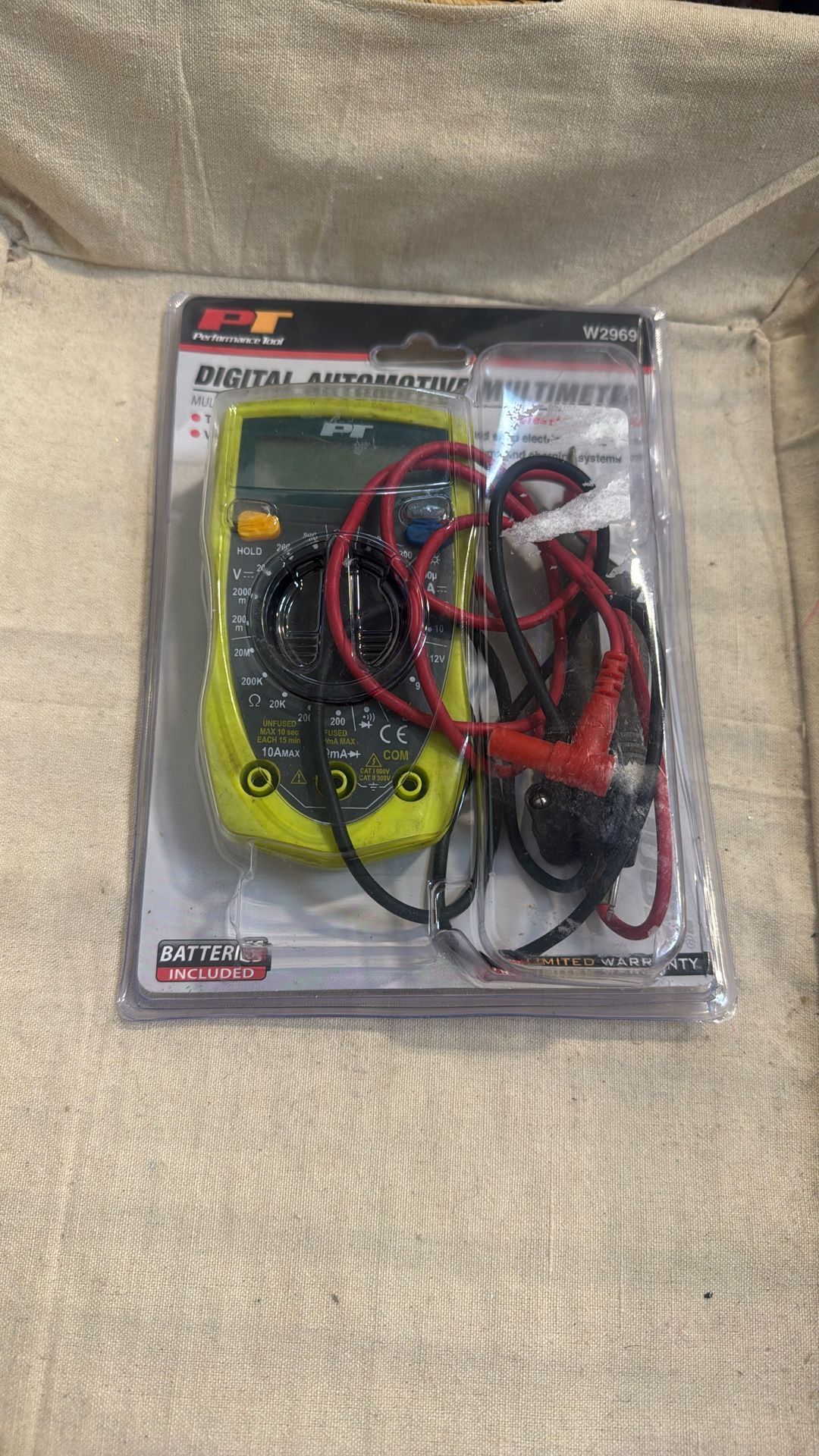 Performance Tool Voltmeter Tool W2969