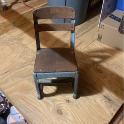Antique School Chair