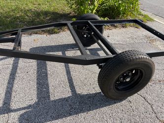 Utility trailer frame