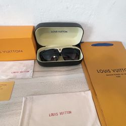 Men’s Purple Gold Louis Vuitton Sun Glasses 