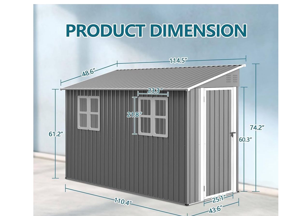 Storage Shed 4x10