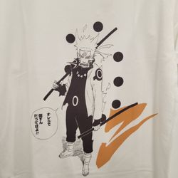 Anime Naruto uniqlo size large shirt.