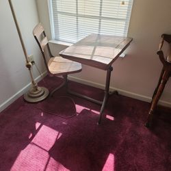 Antique School Desk 