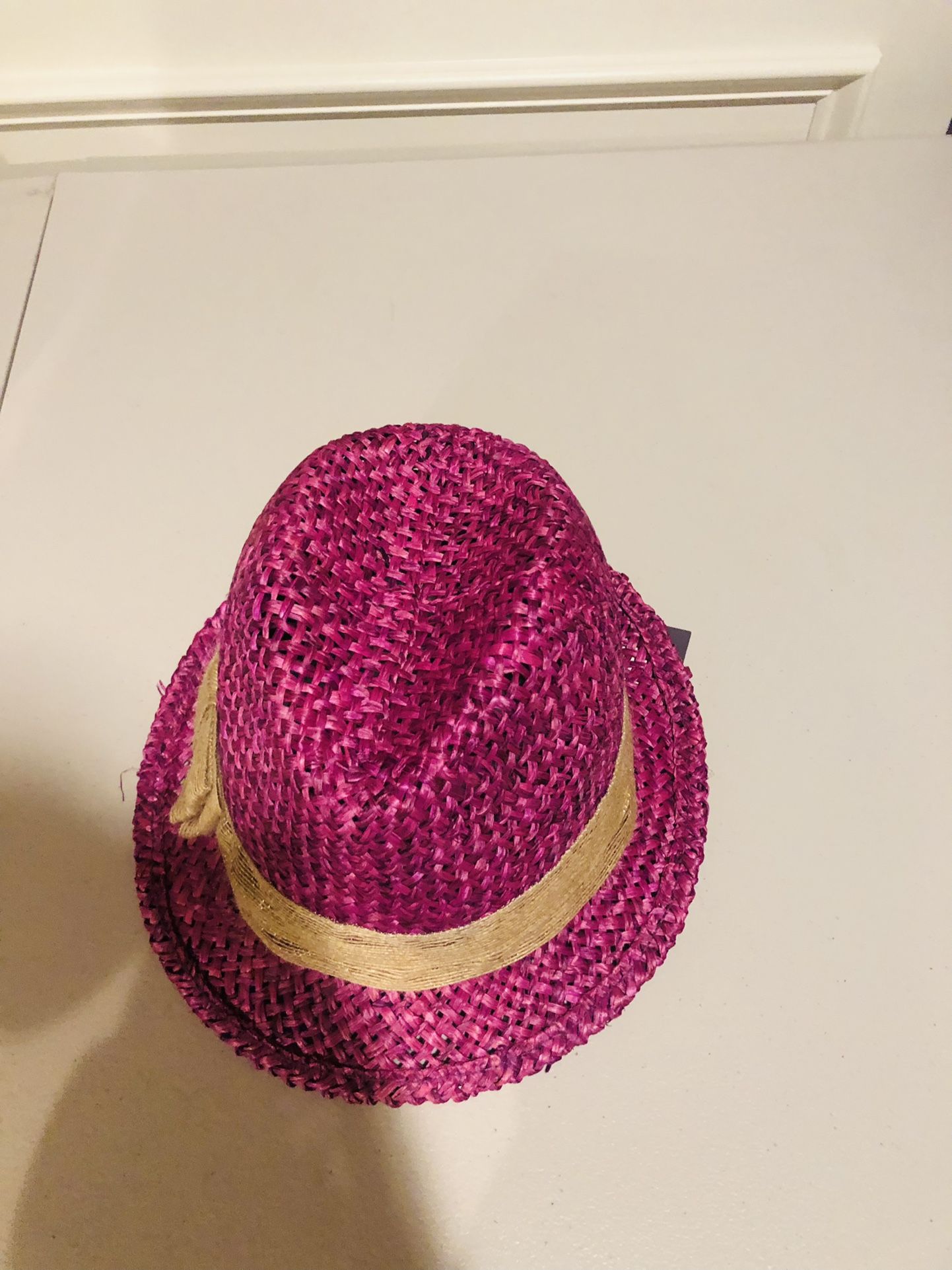 Betmar Pink Straw Fedora NEW - New Women | Color: Pink