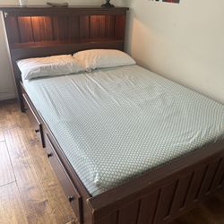 Full Bed + Extra Firm Mattress 