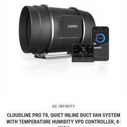 Ac Infinity Inline Fan And Carbon Filter