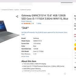 Gateway Laptop 