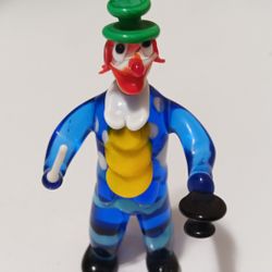 Venetian Glass Art Handmade Vintage Murano Italy 3.75 In Nice!