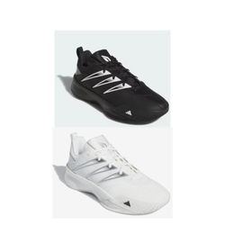 2 pair Bundle Adidas Dame Certified 3 Low White & Black Men’s sz 11 NEW no Box!