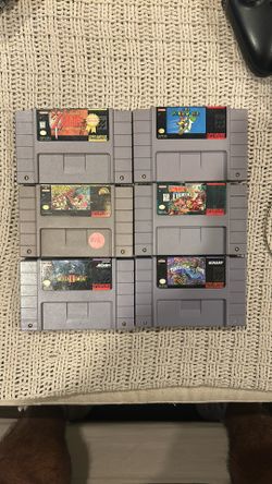 Super Nintendo Game Lot