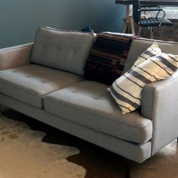 Gray Sofa - 6 Foot Couch
