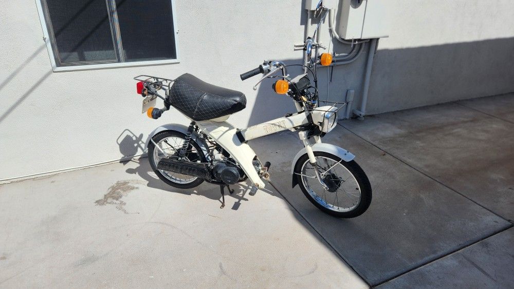 1981 Yamaha Towny Moped Or Noped Motor Scooter