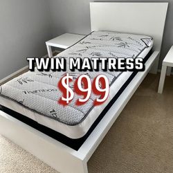 New Twin Mattres Only $100