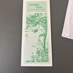 Middle Fork State Fish & Wildlife Area Pamphlet Map