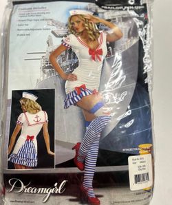 Women’s Sailor Pin Up Costume Size Medium