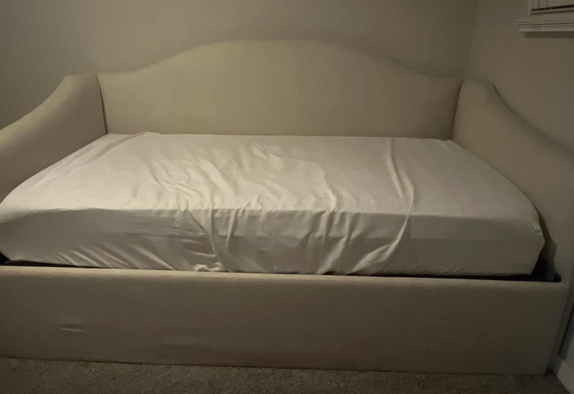 Rory Twin Upholstered Daybed With Storage Trundle