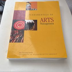 Fundamentals Of Arts management Book