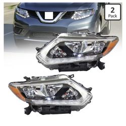 14-16 Nissan Rogue Headlights 