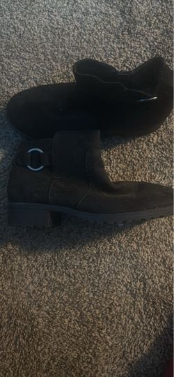 Black Suede Ankle Boots