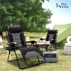 PHI VILLA XXL Oversized Zero Gravity Chair – Brand New