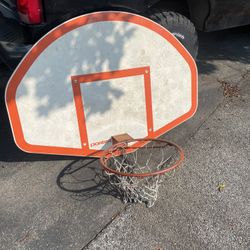 Porter Full Sized Basketbal Hoop And Backboard