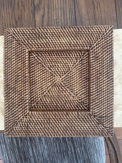 Brown golden placemats set of 8