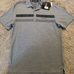Men’s Travis Mathew The Heater Golf Performance Shirt Polo NEW Size Medium