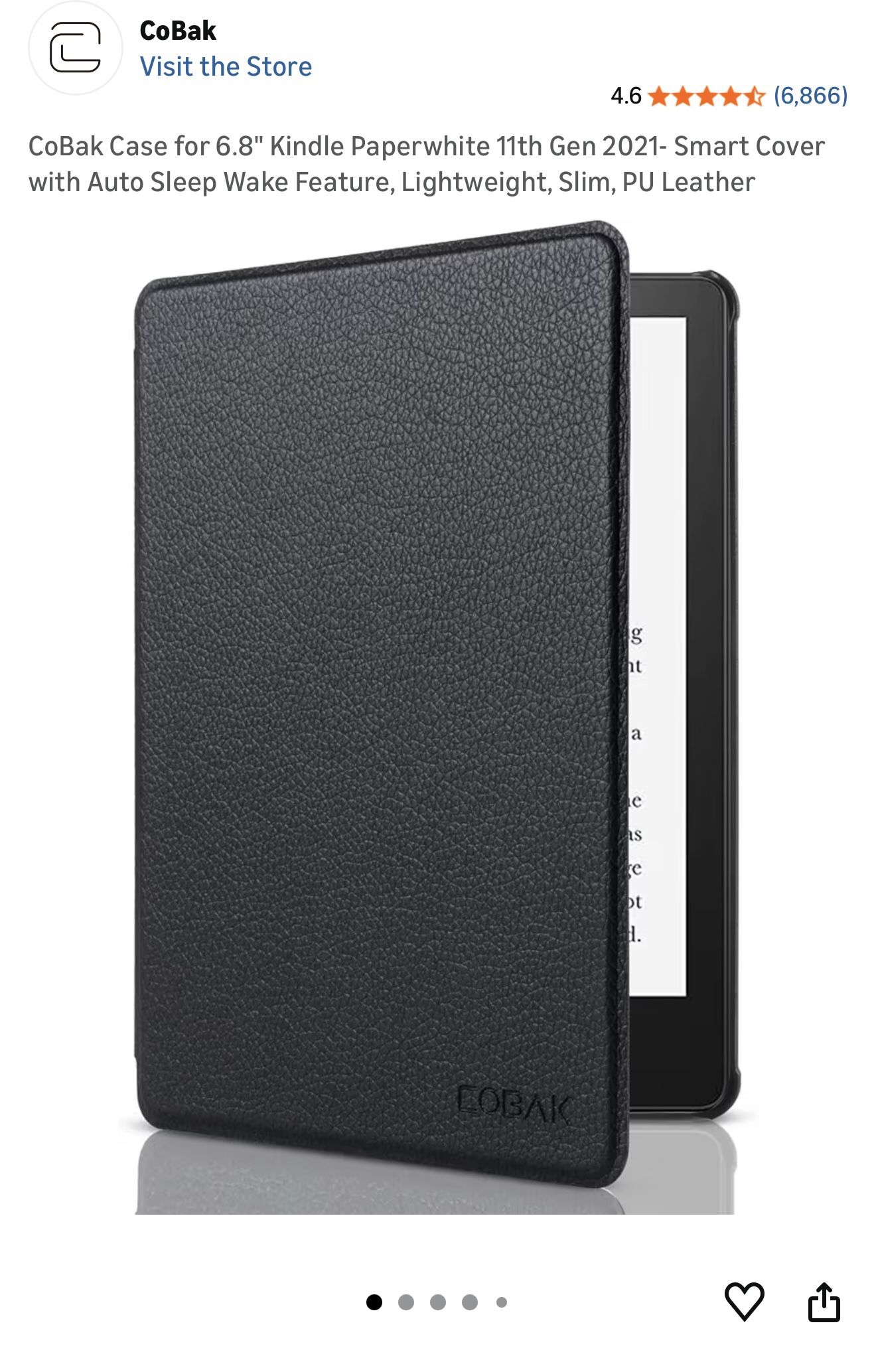 CoBak Kindle Case for 6.8" Kindle Paperwhite 11th Gen 2021