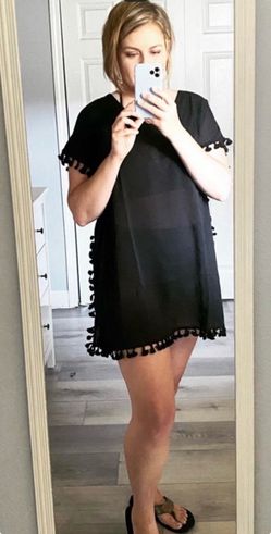 Black Beach Cover Up