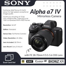 Sony ALPHA A7 IV