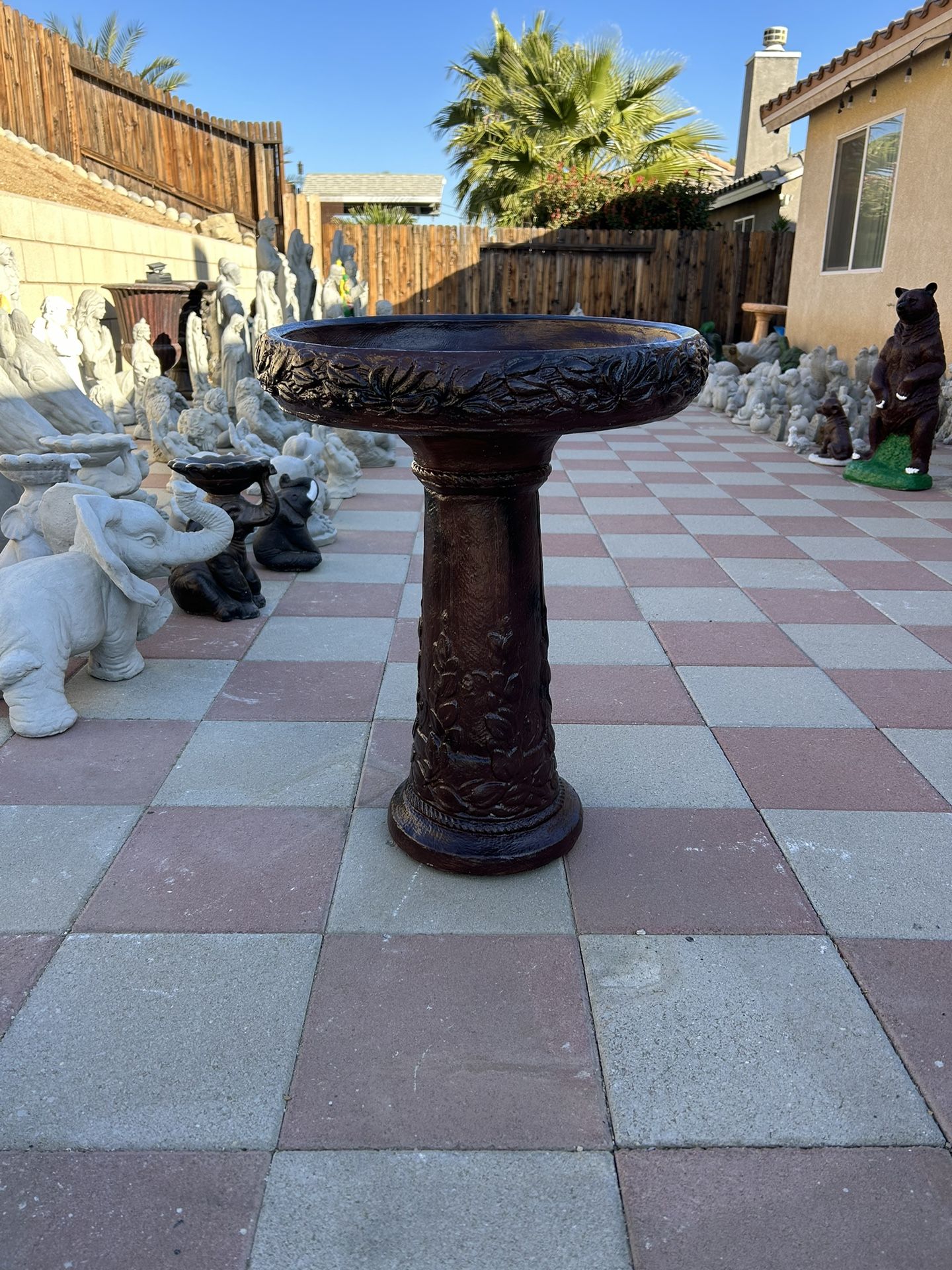 New Bird Made Out Of Cement Perfect Gift 🎁