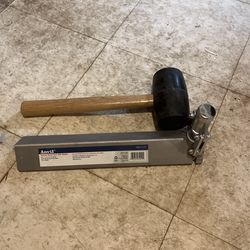 drywall corner bead tool with mallet