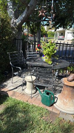 Free patio table with chairs
