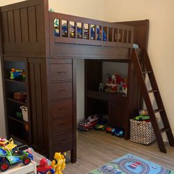 Pottery Barn Kids Camp Twin Loft Bed
