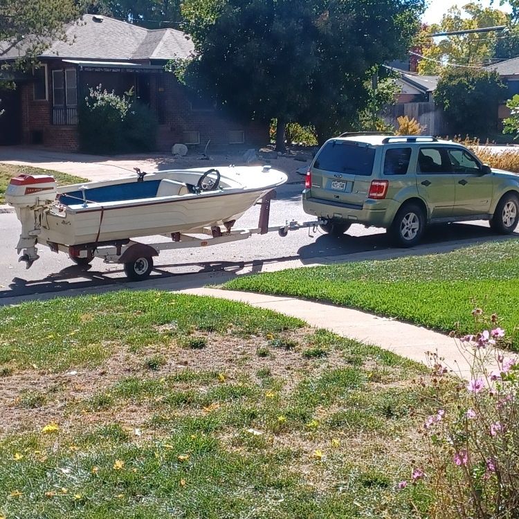 1964 Sea King 15 ft. boat  40HP motor