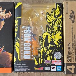 Bandai Tamashii SH Figuarts Dragon Ball Z Super Saiyan Son Goku 15th Anniversary World Tour