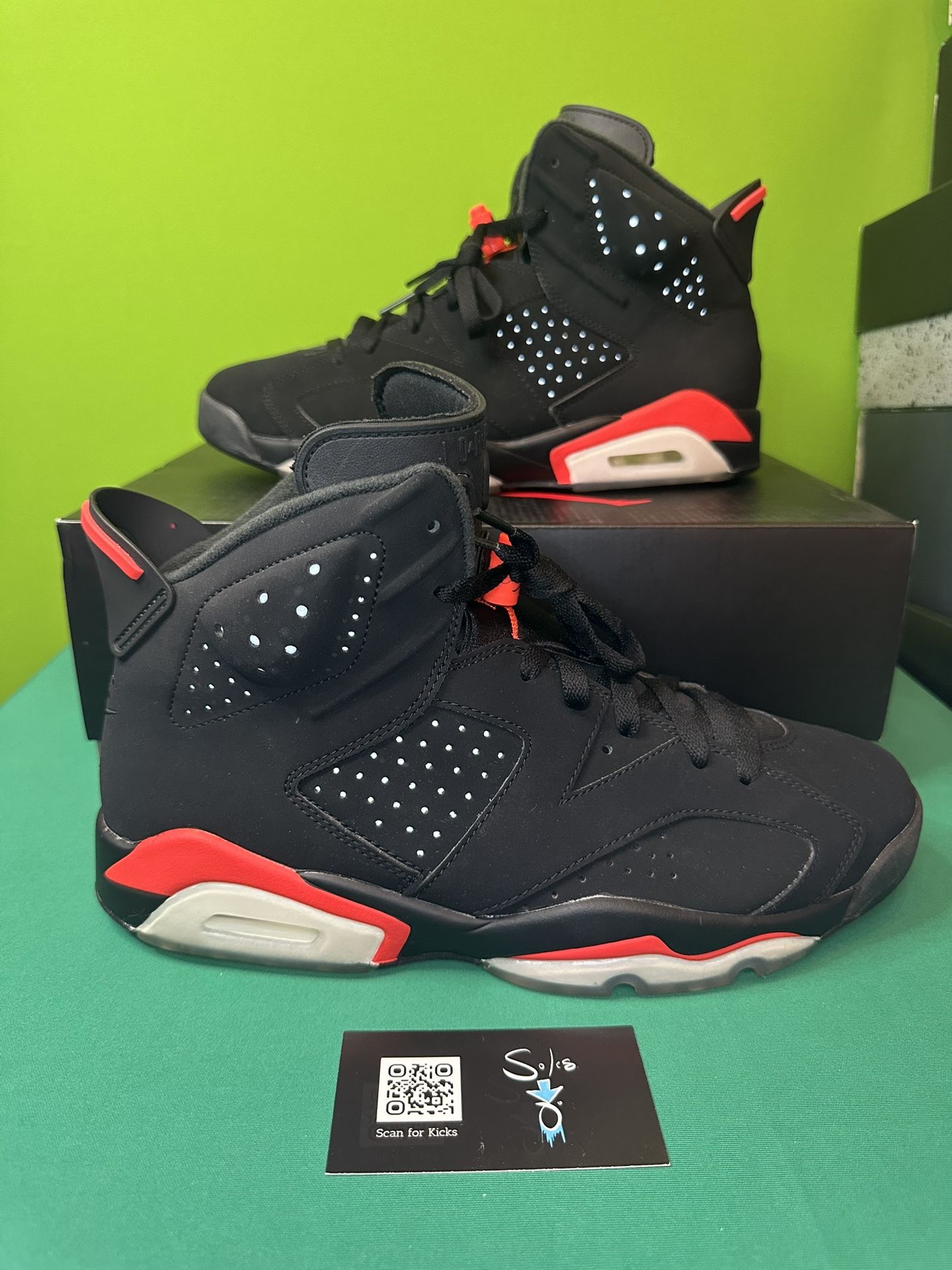 Air Jordan 6 Retro “Infared” VNDS Size 10.5 OG ALL 384664-060