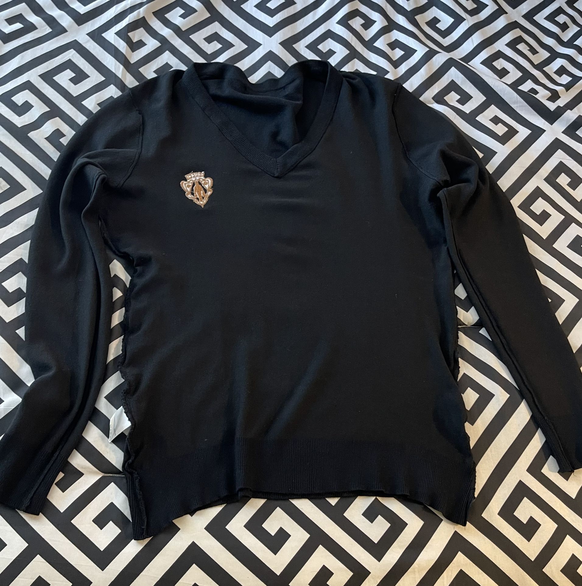 Gucci Logo V-Neck Men’s Italian Sweater