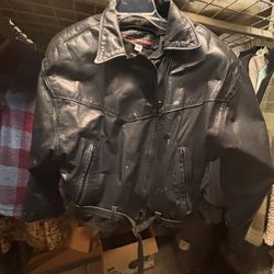 Leather Jacket/size Med