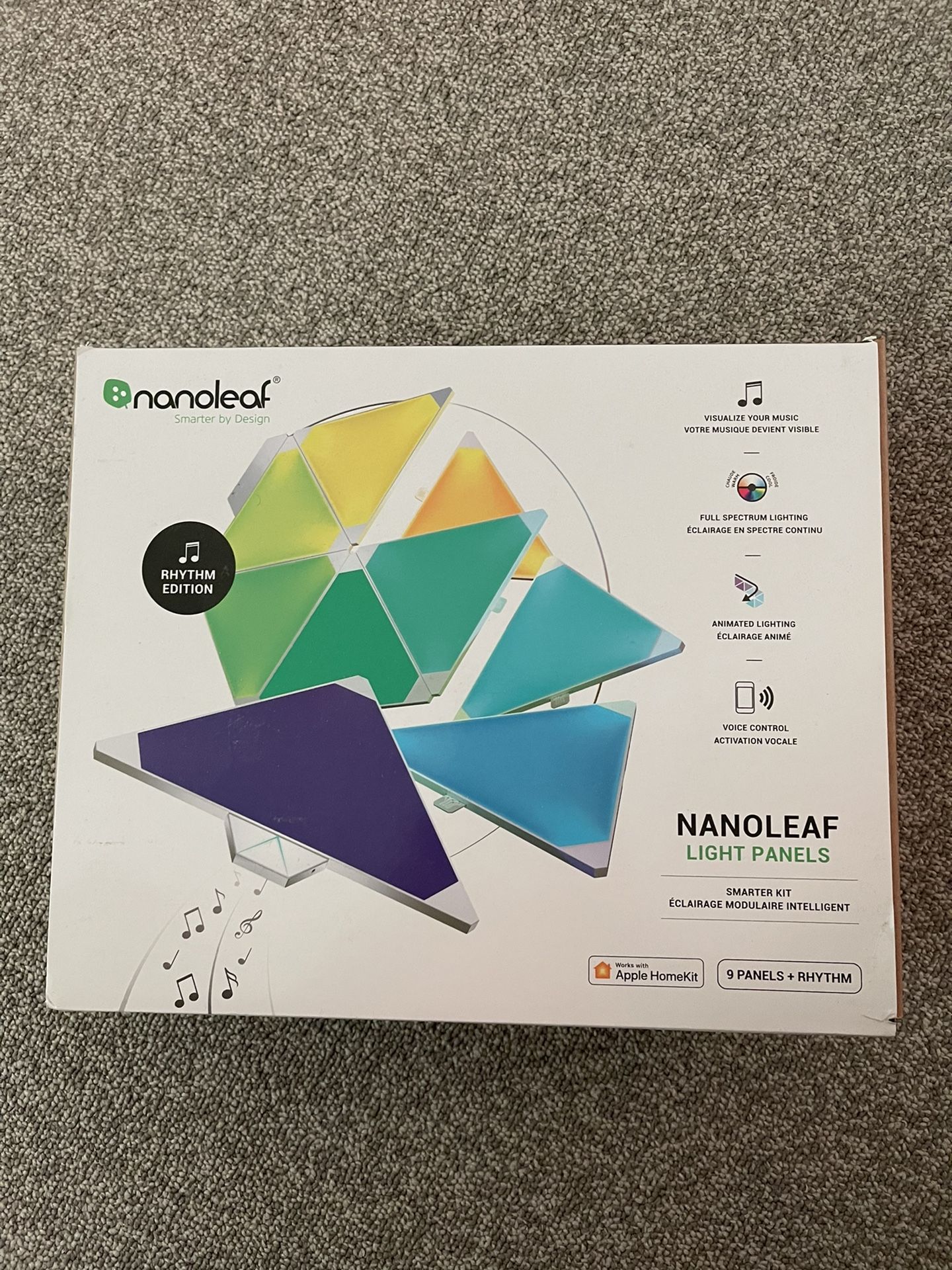 Nanoleaf 9 Panel + Rhythm Edition Smart Kit