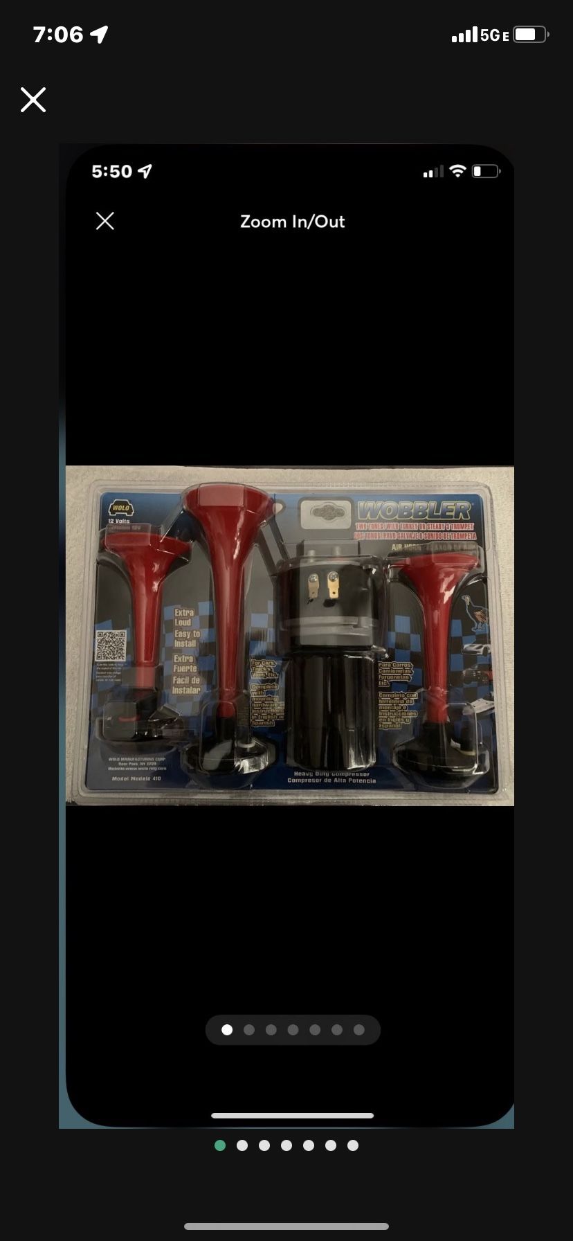 Universal Wobbler™ 3 Trumpet Red Air Horn with Heavy Duty Compressor by Wolo®. Designed utilizing the latest technology, this product by Wolo features