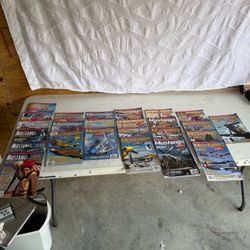 34 Mustangs International Warbird International Aviation Magazine’s various 2008 - 2020 P51 All are in great condition. Some of them have had. I’m gue
