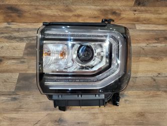 2016 - 2018 GMC SIERRA HEADLIGHT HID DRIVER SIDE LH
