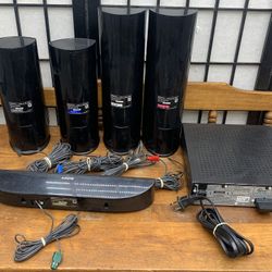 Sony TA-SA300WR Surround Sound Amplifier + EZW-RT50 Card + 5 Speakers Pre Owned