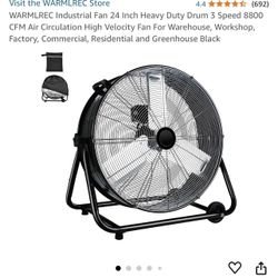 24 Inch Industrial Fan