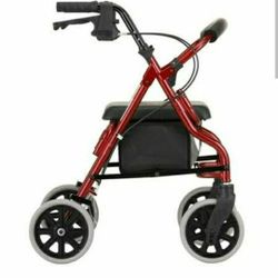 NEW- Nova Mighty Mack Rolling Walker - Red -