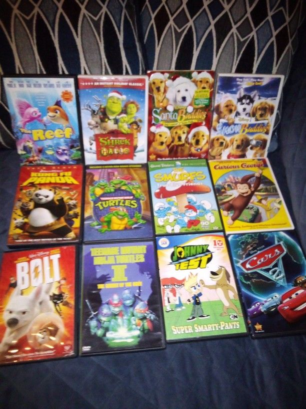 Kids DVD Movies Bundle Of 12